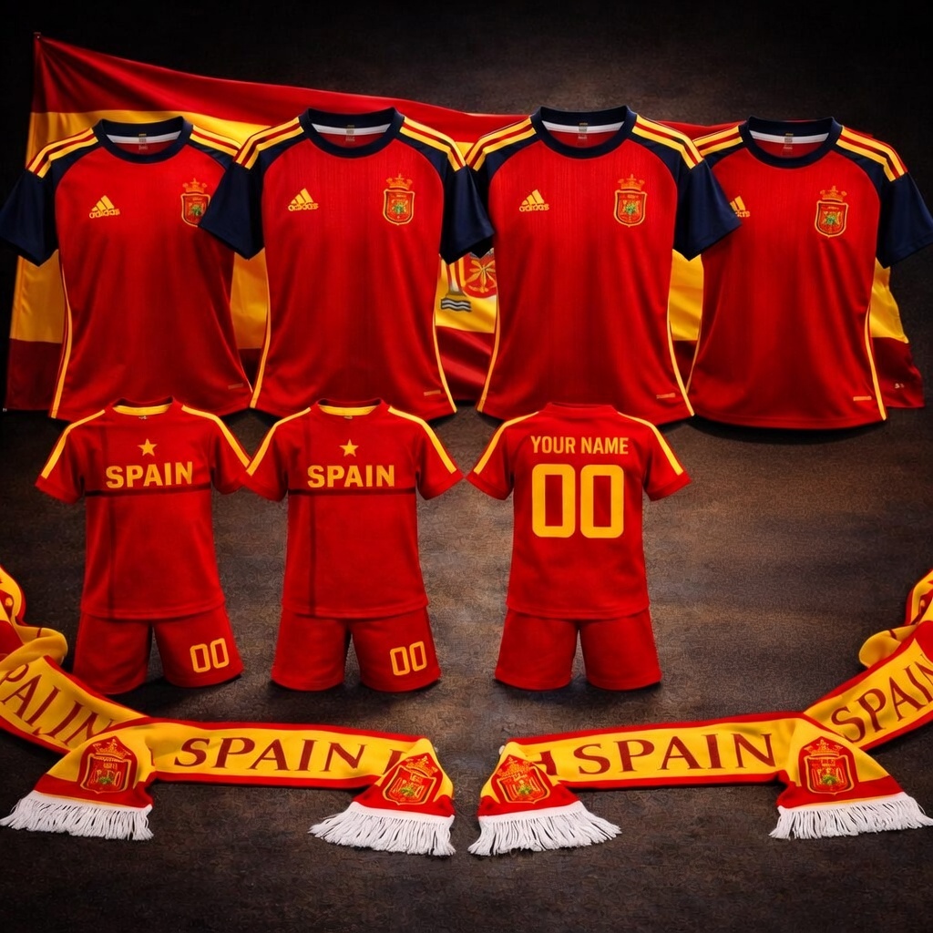 Kit União Nacional Espanha 2026 – Edição Tribo